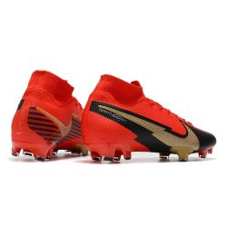 Nike Mercurial Superfly 7 Elite DF FG Rojo Negro Oro_4.jpg